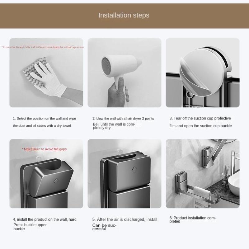 A Foldable Towel Rack with a Suction Cup, Suitable for Hanging Hand Towels at The Sink, Featuring a No-Drill Design for Storing Towels, Jewelry, Headbands, And Other Items in The Bathroom.