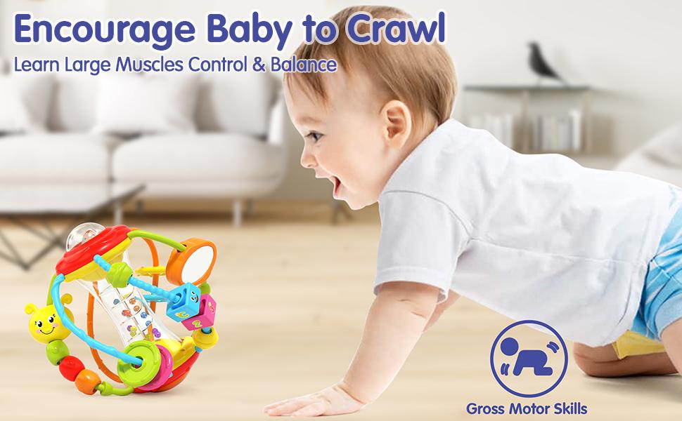 HOLA Rattle Teething Baby Toys, Silicone Pull String Toys, Montessori Multi-Functional Baby Sensory Toy Christmas Stockingstuffers for Baby Mmontessori Toys Gifts HOLA Rattle Teething Baby Toys, Silicone Pull String Toys, Montessori Multi-Functional Baby Sensory Toy Christmas Stockingstuffers for Baby Mmontessori Toys Gifts