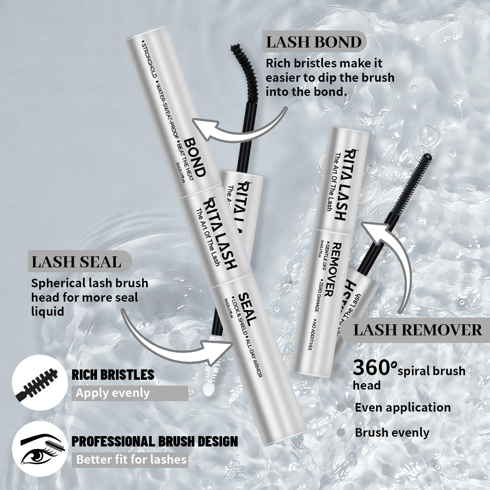 Flaunt | RITALASH 144pcs Clusters Kit Upgrade 2.0 Lashes with Ultra-Dense, Long-Lasting Lashes | Flora | Natural Daily, Volume Style, Manga Style | Beginner-Friendly DIY Lashes | Popular & Must-Have Clusters Kit with Bond and Seal Remover tweezers