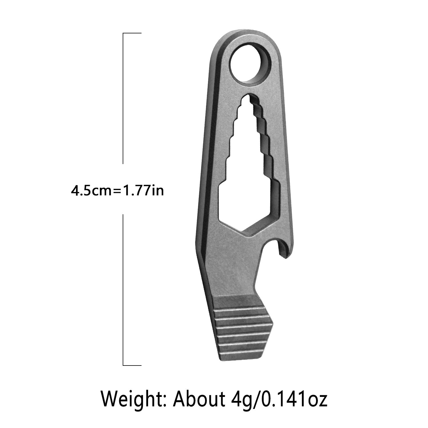 Mini Edc Tool Titanium Alloy Material, Compact Multitool for Everyday Carry, Durable and Lightweight Pocket Knife Accessory