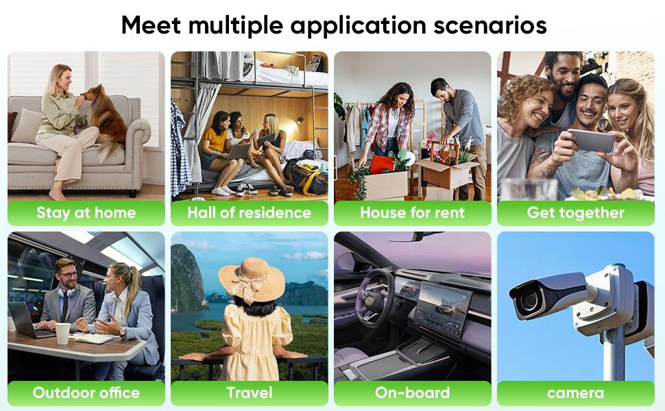 ECOVOX Global Portable Mini WiFi Hotspot Stay ConnectedAbroad No SlM Needed 13-Hour Battery Connect 9 Devicesat Once Perfect for Travel, Renters, Business & Study Abroad