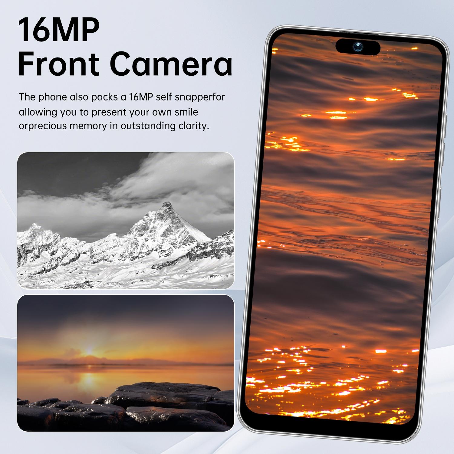 PTKESAL-17 Pro Max Phone, Mtk6762 Octa-Core, 6+64GB RAM, Android 12, 16mp+20mp Camera, 5000mah Battery, Face & Fingerprint Unlock
