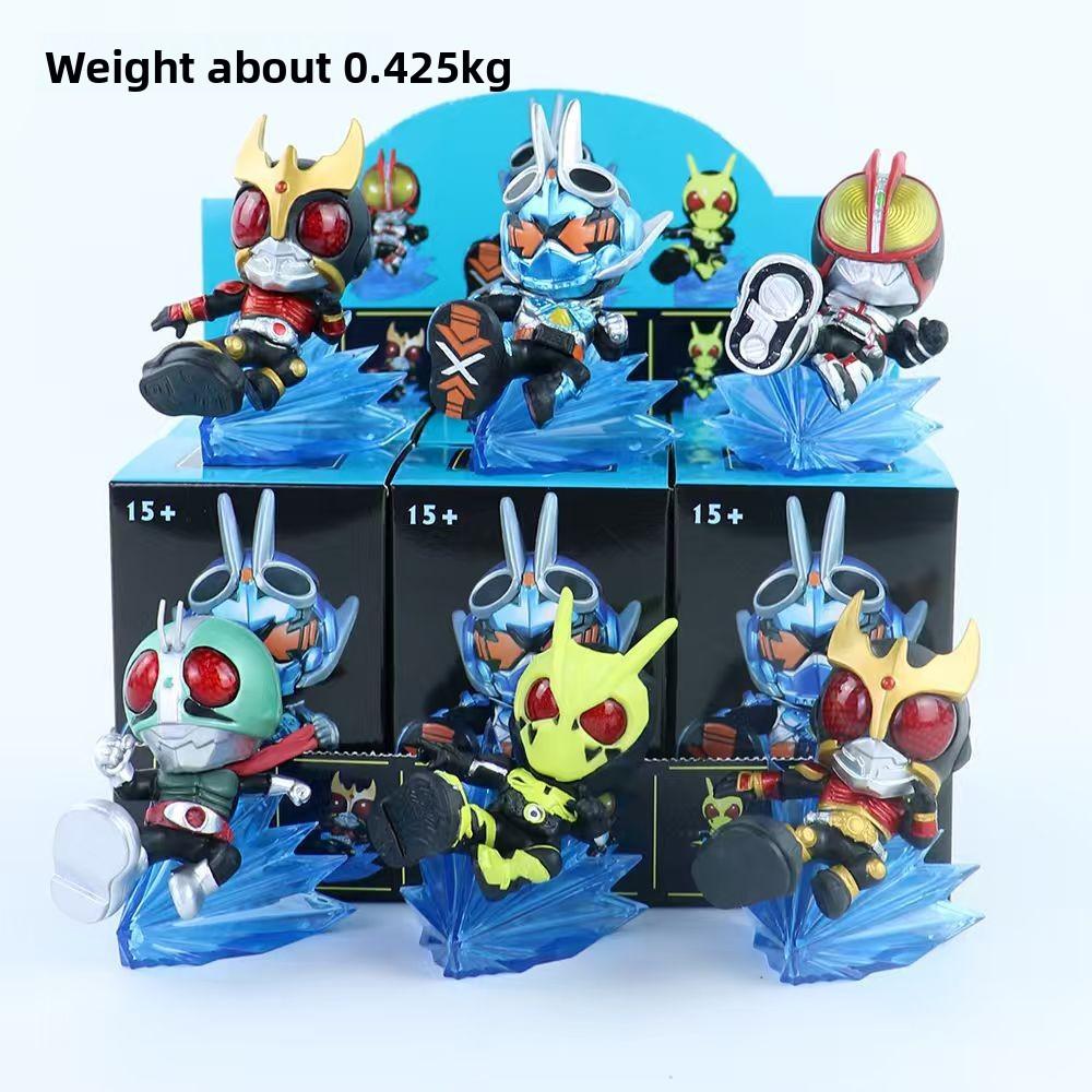 Kamen Rider Anime Action Figure Cartoon Character Model Doll Ornament Gashapon Claw Machine Toy Desktop Decoration Collectible Gift