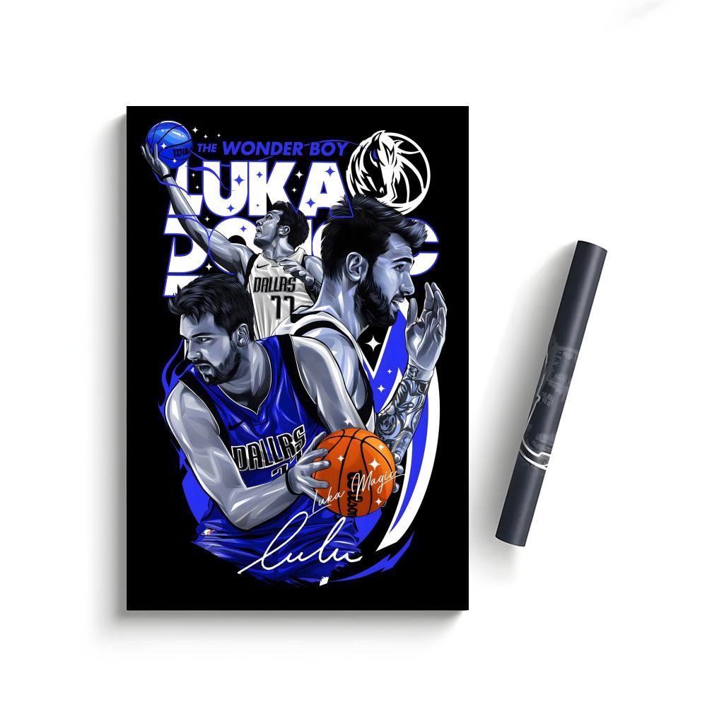 Luka Doncic Poster Bedroom Home Decor Art Poster Perfect Gift for Family and Friends