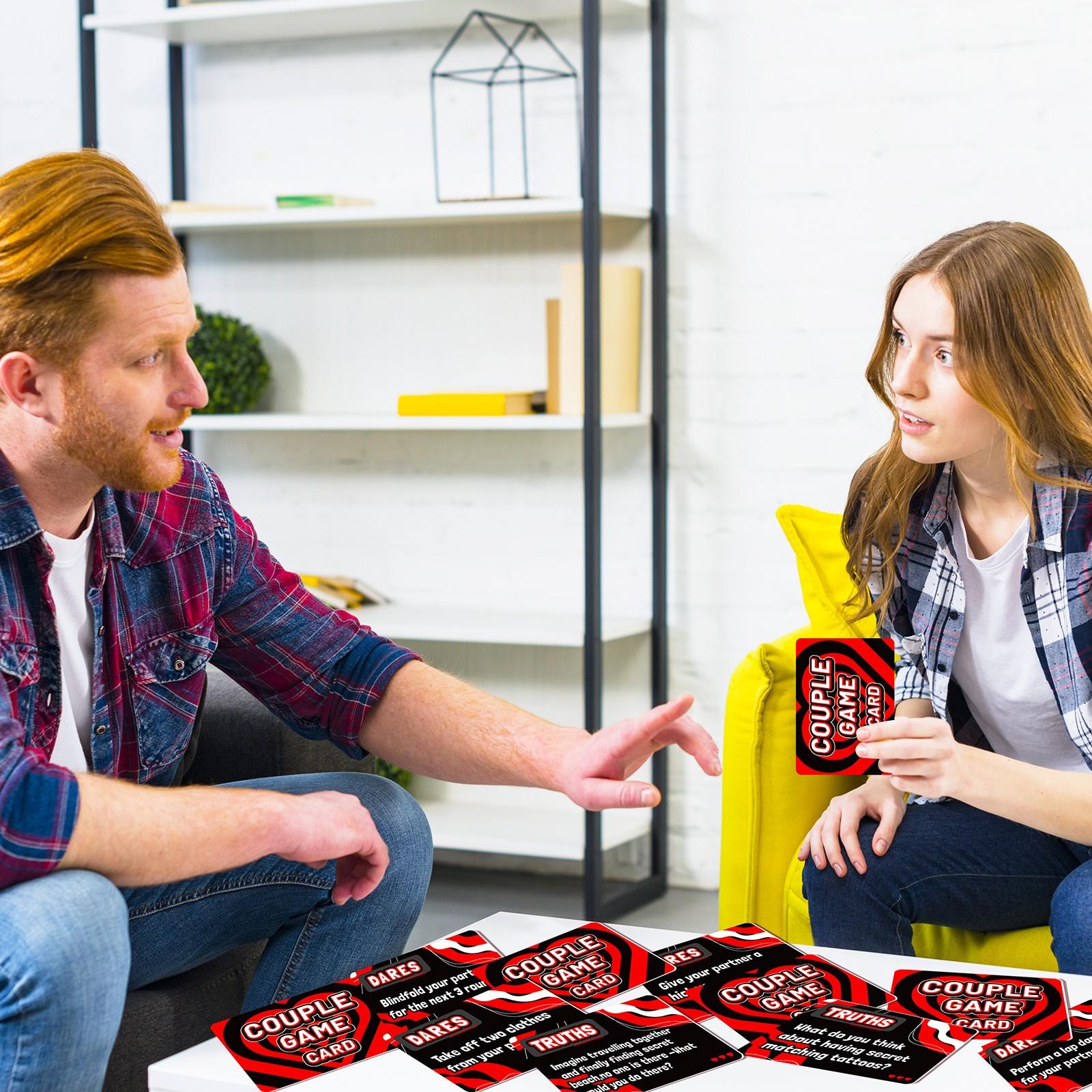 Couple Game Card  50 Pairs Interactive Game Cards, Fun Couple Games for Dates, Anniversaries, Home Leisure, Valentine's Day Gifts, Enhance Relationship