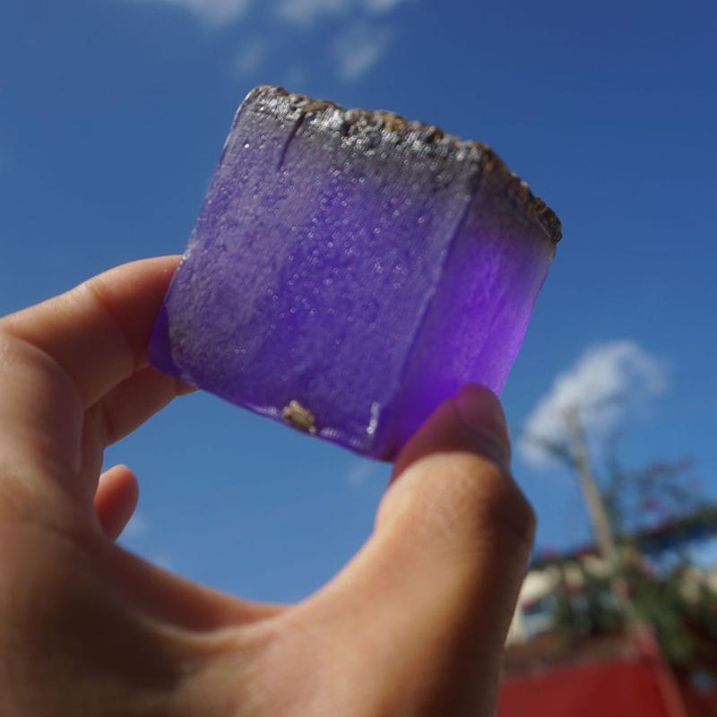 BISUTANG Skin Repair XXXXL Turmeric Soap Bar Cut-Your-Own Jumbo Block Turmeric Rose Lavender Options Natural Plant-Based Formula Body Wash Calming Cleansing Cleanser