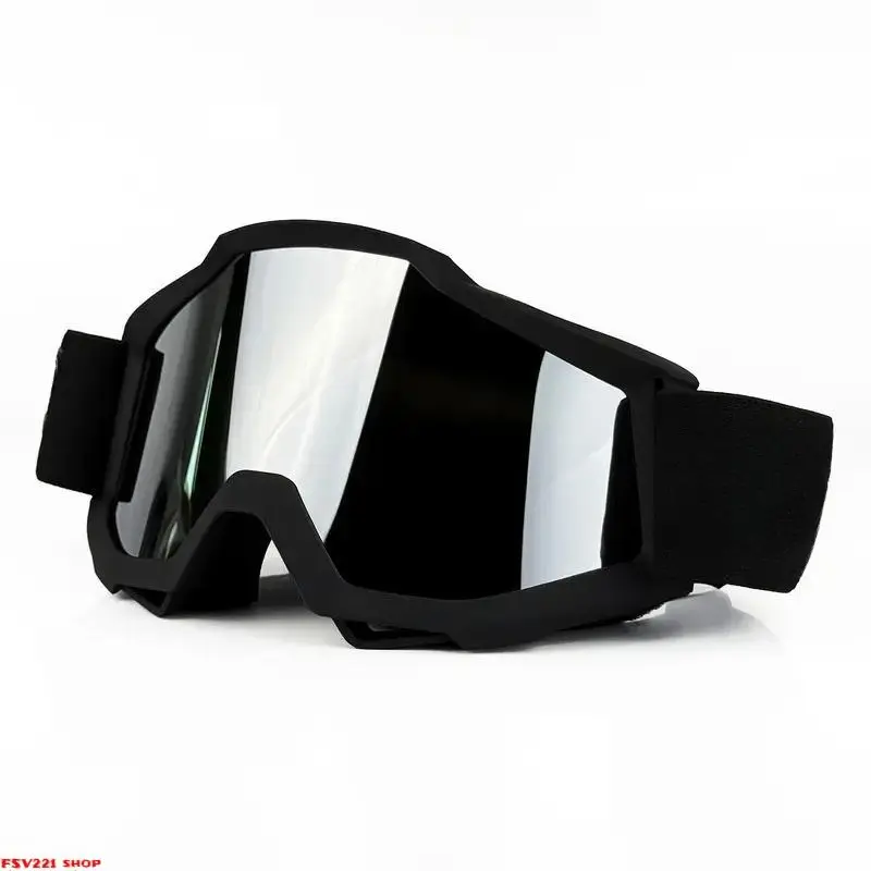 Sohochic Unisex Full Rim Outdoor Riding Goggles - Windproof UV-Protective, Dustproof, Transition Lenses, Universal Fit Motocross Dirtbike Gear