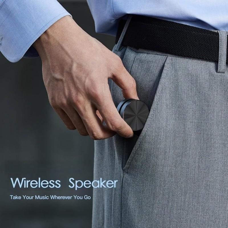 Mini Bone Conduction Speaker, Perfect Gift for Dad, Compact Portable Sound Solution, Ideal Outdoor Use, Table Mount, Rechargeable Speaker, Lithium Batteries Included