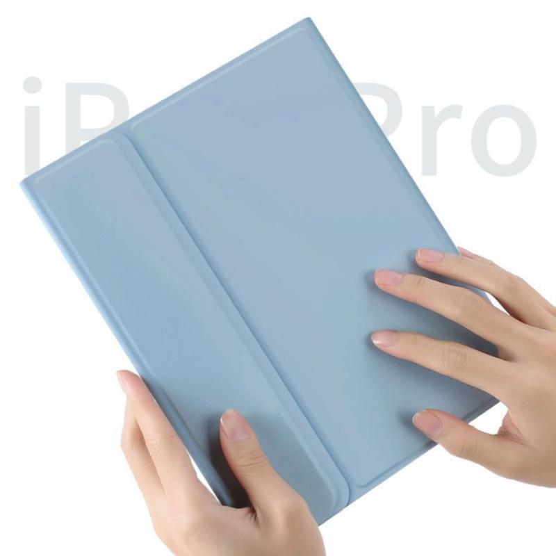 Foldable Case for iPad 10th 2022 10.9 Inch Pro 11 Case with Keyboard for iPad 10.2 7 8 9th Air 4 5 Cover Air 3 Pro 10.5 Tablet Back Shell with Bluetooth Keyboard Tablet Protective Cover