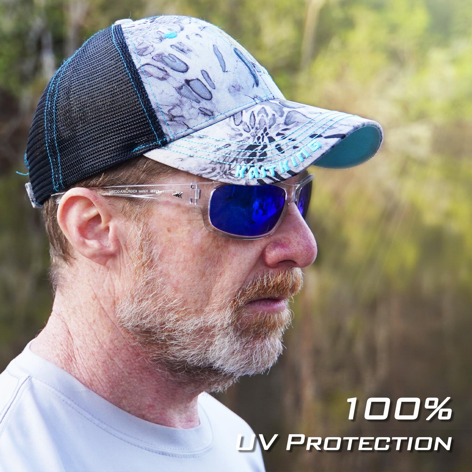 KastKing Kateel Polarized Sport Sunglasses for Men and Women, Ideal for Driving Fishing Cycling and Running,UV Protection