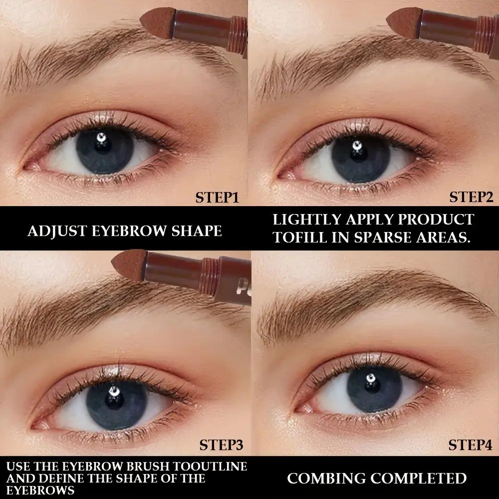 Sponge-Tip Eyebrow Mascara - 3D Sculpting Gel |   Waterproof & Smudge-Proof |   Natural-Looking & Easy to Apply |   Versatile for Daily Makeup |   Premium Shades: Black, Coffee, Brown