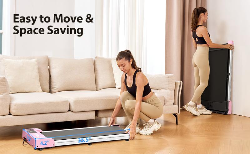 【New Year Sale】Jagjog Walking Pad Treadmill with Incline, 4 in 1 Under Desk Treadmills for Home Office, 2.5HP Low Noise 265LB Capacity Portable Treadmill with Remote Control for Walking Jogging Running