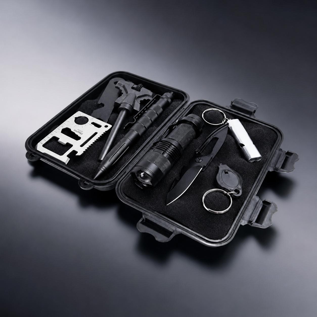 Portable Waterproof Sealed Outdoor Storage Box, Plastic Compression-Resistant Camping Case, Durable Outdoor Gear Storage Container, Moisture-proof Camping Storage Solution, Multi-scenario Travel Storage Device, Survival Tool Organizer.