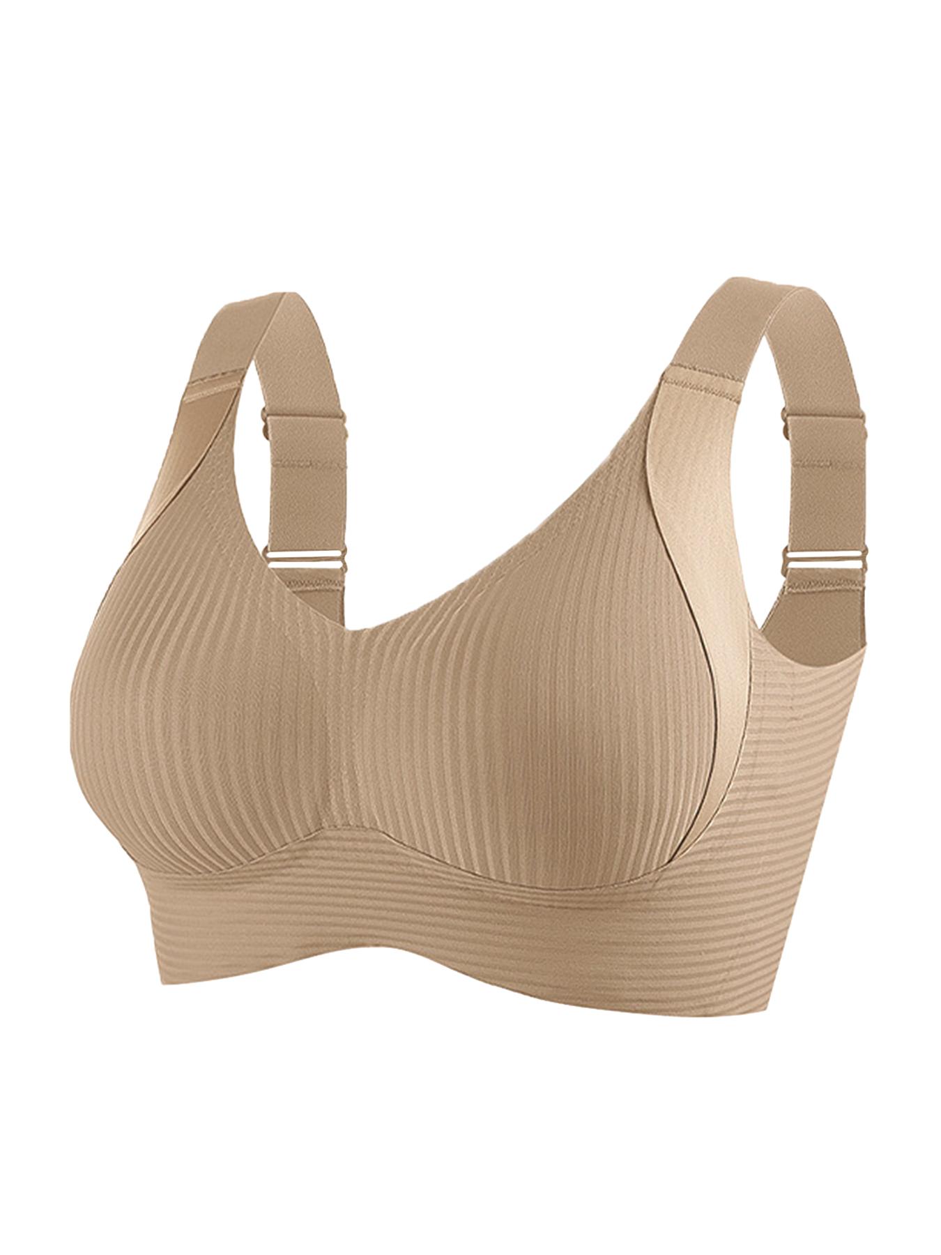 FZ 2/4PCS EssElegance Color Wireless Bras Push Up Bralettes Seamless Bras Full Coverage Bra Women's Wear Comfortable Breathable Cup TikTokShopBacktoSchool