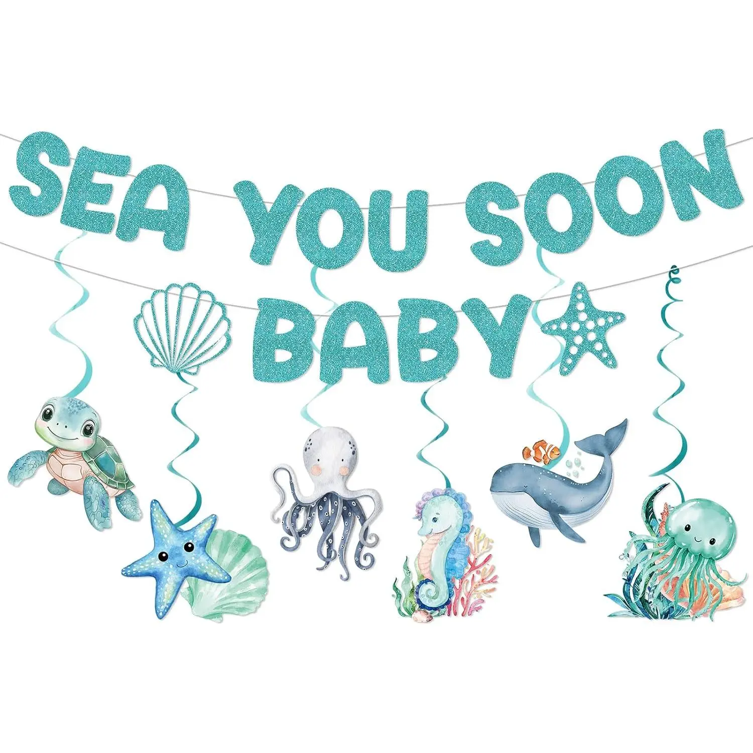 Baby Shower Decorations - Under The Sea Baby Shower Decorations Baby Banner