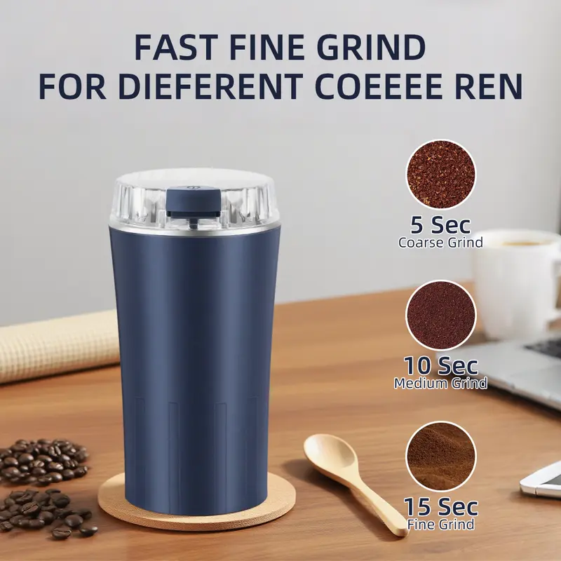 Smart Coffee Grinder for Home Baristas – Powerful Electric Bean & Spice Blender | Dry Grinding Tool for Nuts, Herbs, Grains | Sleek Stainless Steel | Easy-Clean, Multipurpose | Ideal Kitchen Gift for Coffee Lovers & Chefs Smart Coffee Grinder for Home Baristas – Powerful Electric Bean & Spice Blender | Dry Grinding Tool for Nuts, Herbs, Grains | Sleek Stainless Steel | Easy-Clean, Multipurpose | Ideal Kitchen Gift for Coffee Lovers & Chefs