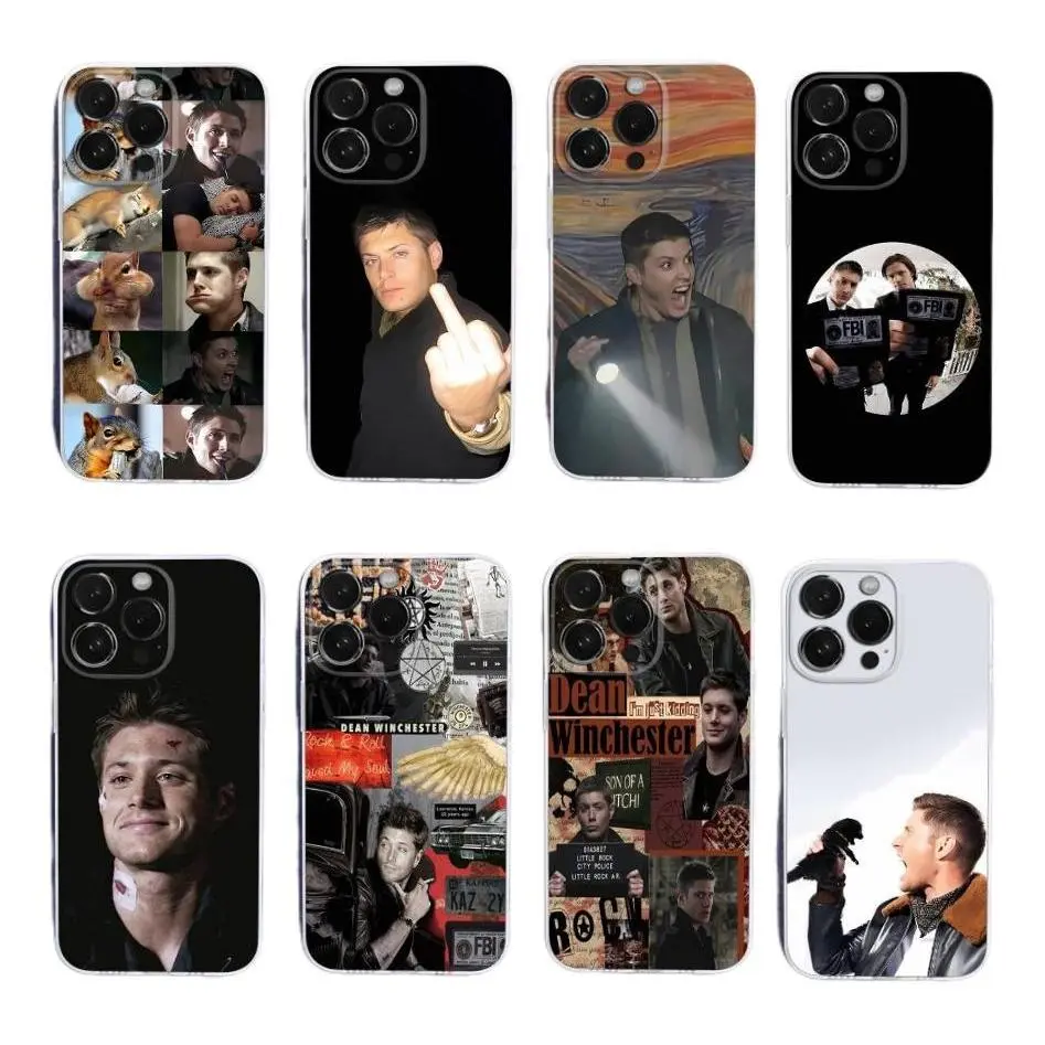 Dean Winchester S-Supernatural Phone Case For iPhone 17 16,15,14,13,12,11 Plus,Pro,Max,XR,XS,Plus,E,Mini Samsung S21 S22 S23 S24 S25 A series Transparent Cover