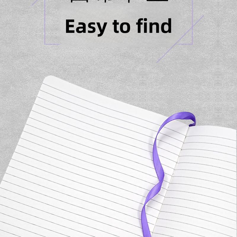 1 A5 notebook with horizontal lines, simple strap diary, high aesthetic value planner notebook