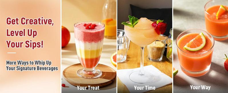 [New Year Gift] WizAura Slushie Machine – Best Party Gift, 54oz No Ice Needed, 6 Preset All-in-One Frozen Drink Maker w/ Auto-Clean & Temp Display | Perfect for Margaritas, Smoothies, Ice Cream, Milkshakes