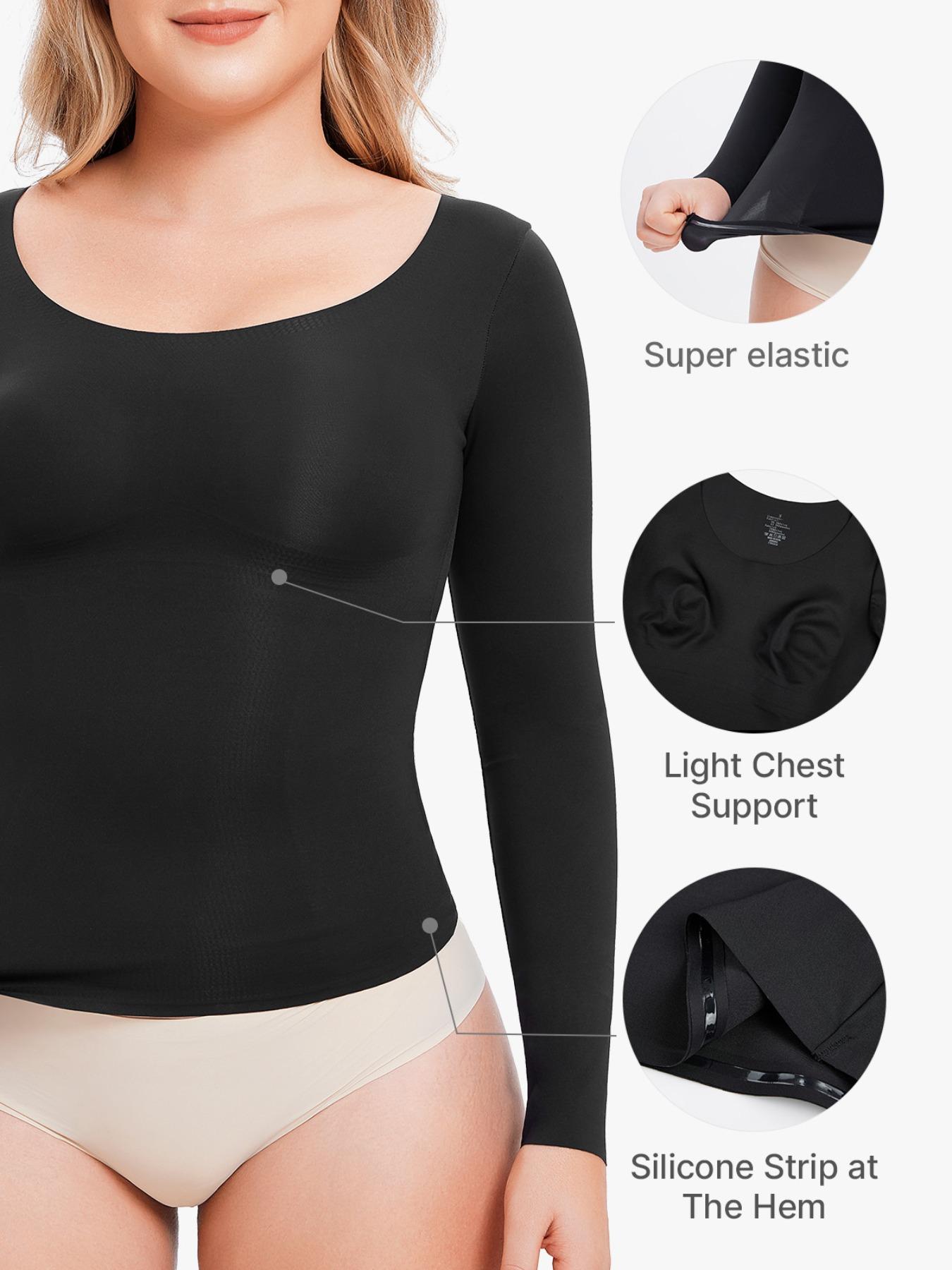 Women's Seamless Bodycon Tank Top, One-Piece Cutout Design, No Underwire, Waist Cinching, Slimming Arms, Wearable as Layering Piece