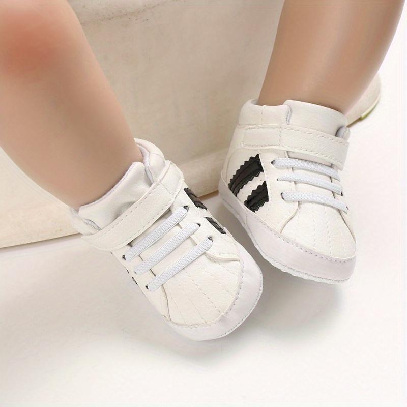 Boys' Toddler Flats - Casual Prewalker Shoes for Newborns & First-Step Babies, Lightweight Comfort Kids Shoes, Crawl Bed Moccasins with Set Bottom, Crib Shoes