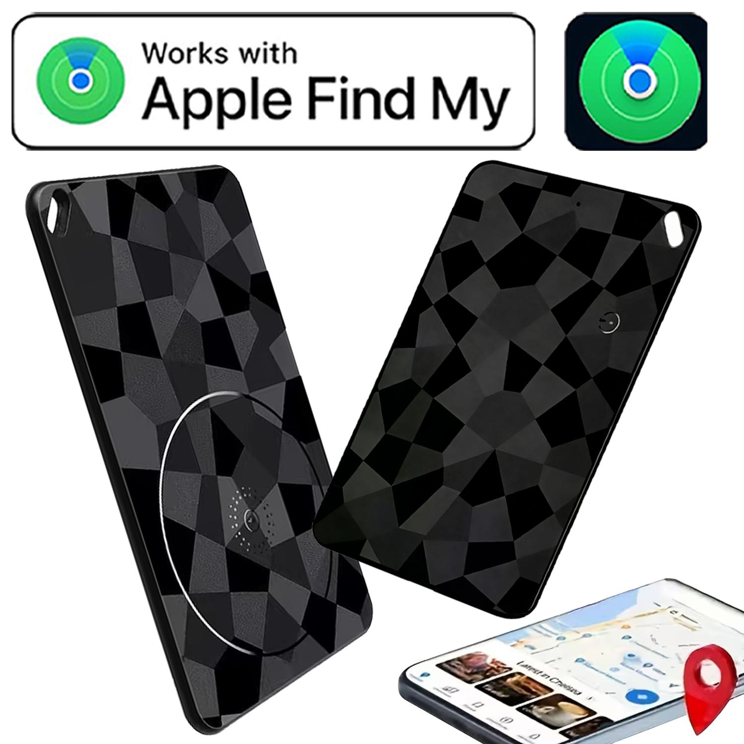 Tracker Tag 4 Pack Luggage Tracker Smart Tag Works with Apple Find My,  Key Finder Locator for Bags,Wallet Tracker,Item Finder Tag Locate or Tracking for Keys(iOS only)Essential cards for going out with smart tags for peace of mind