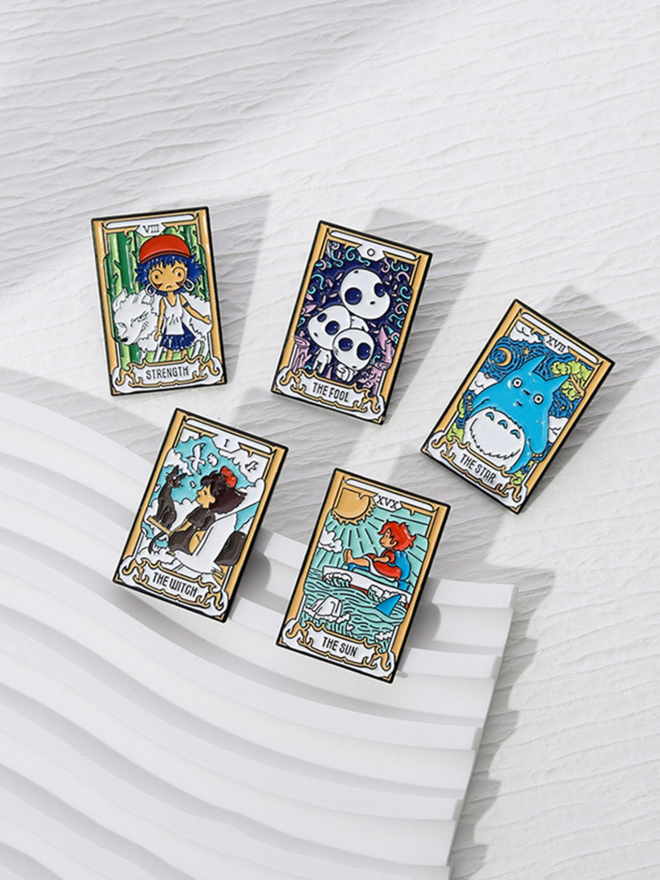 8 Piece Set Cartoon Anime Peripheral Enamel Pins Decor Pins Durable Metal Pins Classic Animation Character Alloy Brooches Lapel Backpack Badge Fashion Jewelry Accessories Gifts for Friends