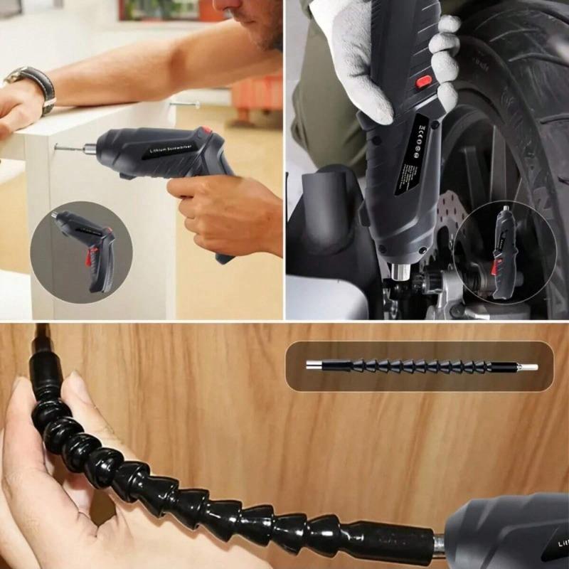 Smart Electric Screwdriver Tool Set ABS Resin Multi-Head Compatible Powerful Performance Precision Efficiency Equipped with USB-Rechargeable Lithium Battery Suitable for Various Screw Fastening and Removal Tasks Operating Voltage ≤36V
