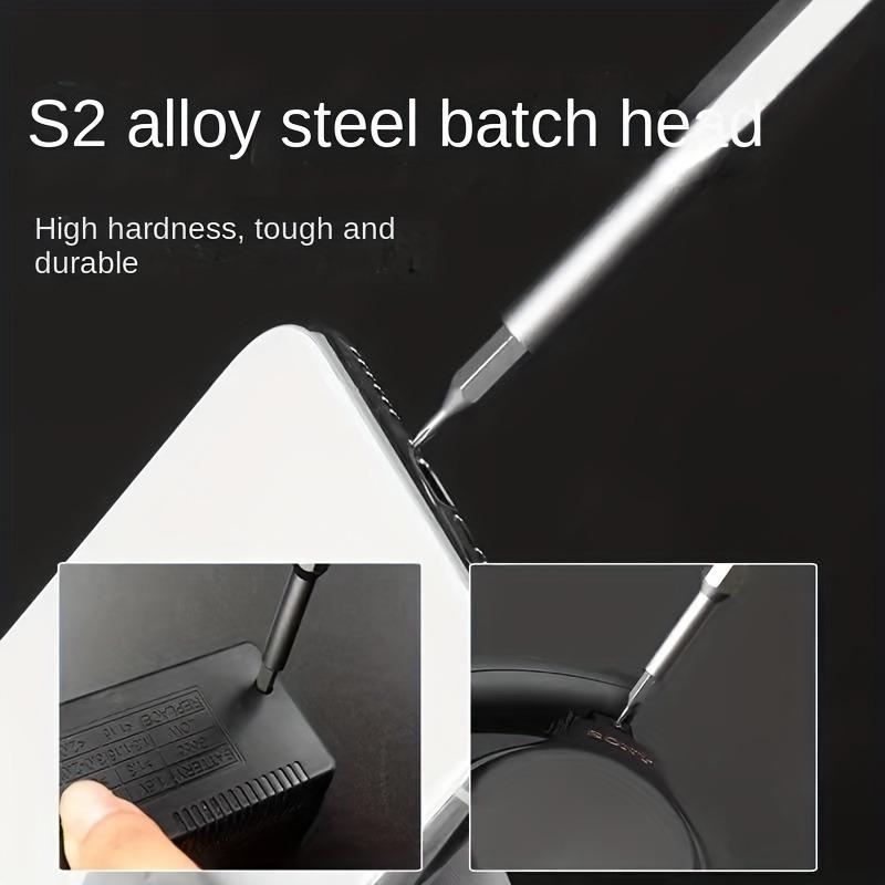 24-In-1 Multi-Functional Precision Screwdriver Set, Stainless Steel, Complete Tool Bit Removal, Compact Carrying Case, Professional Toolkit, Replaceable Screwdriver Bits, Multipurpose Switchable Screwdriver
