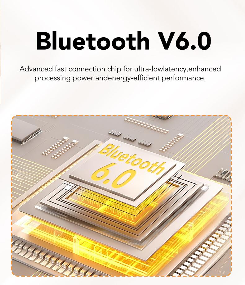 MINISO MS201 Translation Headphones, Support 134 Languages ​​Translation with APP, Clip-on Wireless Earphones, Color Touch Screen, Bluetooth 6.0, Suitable for Sports, Running and Work, HIFI Stereo Earbuds