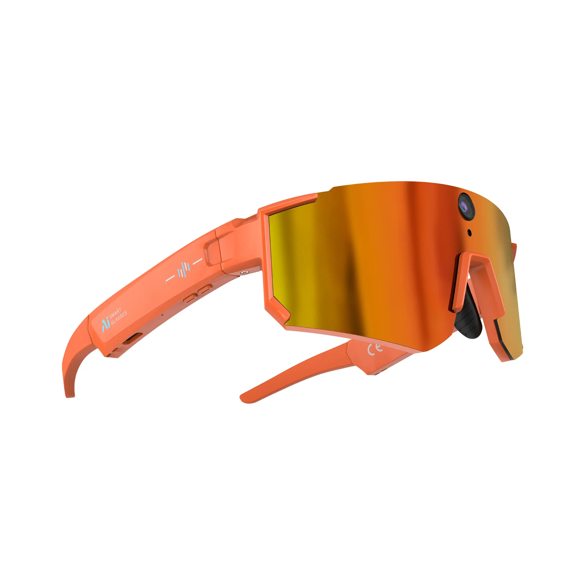 Multifunctional video camera smart sunglasses, Sunglasses with camera, 8MP lens for first-person perspective shooting, one-click recording, AI voice interaction translation and recognition, Bluetooth calling 290mAh large capacity battery