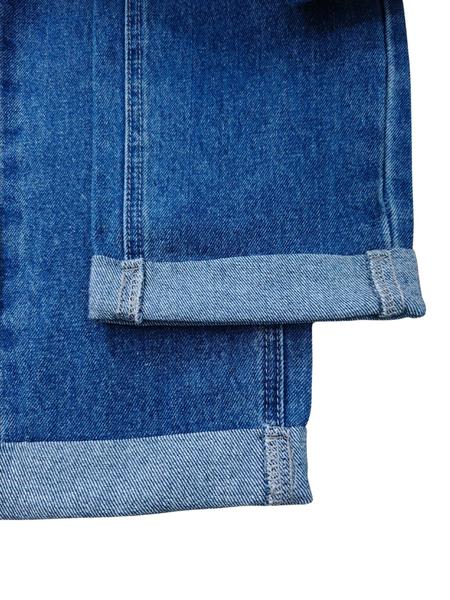 OBLue Jeans Retro High Waist Straight Leg Jeans for Women, Loose Fit with Rolled Hem for Slim Look and Style, High Waisted Denim