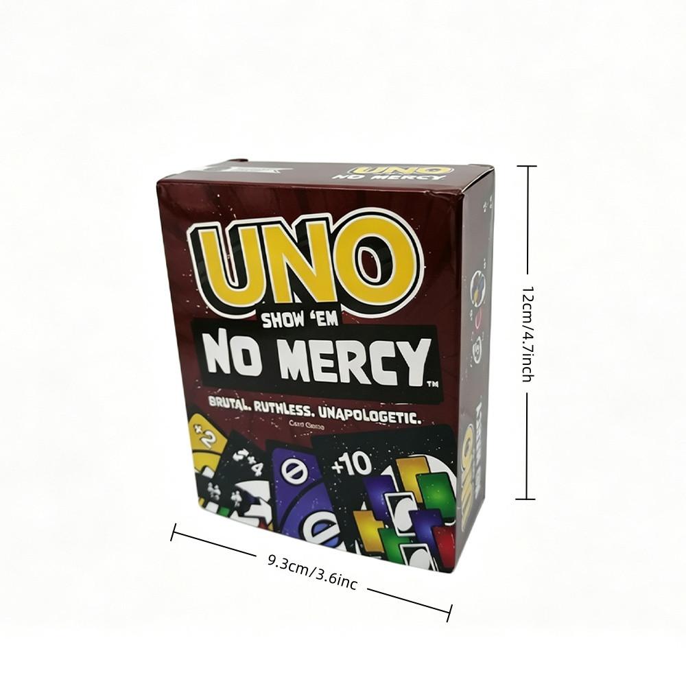 Uno Brutal Edition Card Game, Family Party Interactive Board Game, Hardcore Version, Supports 2-10 Players, Fun and Competitive Gameplay