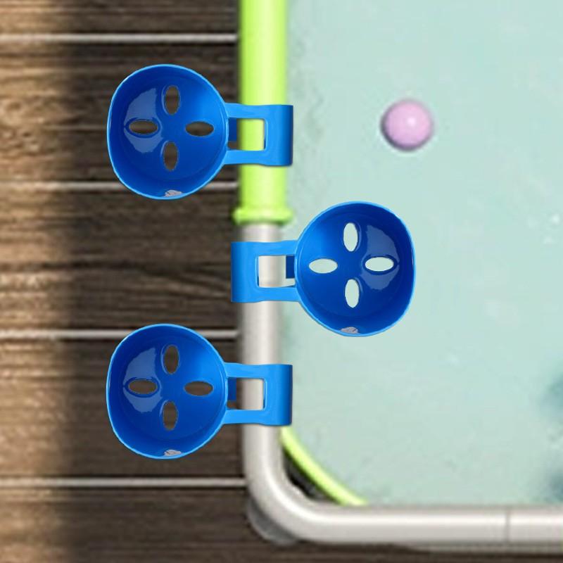 1pc Poolside Cup Holder, Swimming Pool Storage Rack, Beverage Beer Cup Stand, Durable Plastic Material, Perfect for Outdoor Use