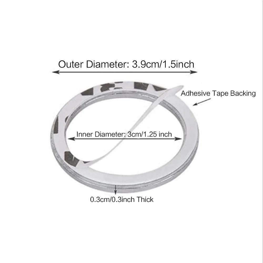 Universal Ignition Switch Cover with Crystal Diamond Trim, Easy-Install Car Interior Accessory to Enhance Luxury Ambience, Keyhole Decorative Patch for Vehicles