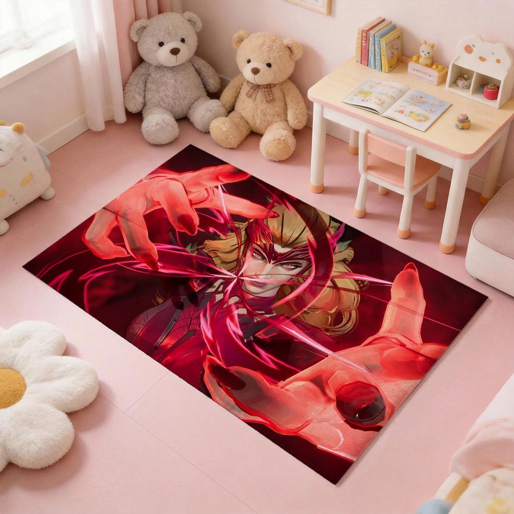 S-Spider-Man superhero Floor Mat Thickened Soft Flannel Rug – Non-Slip, Absorbent & Wear-Resistant Indoor Mat for Entryway, Living Room & Daily Home Use