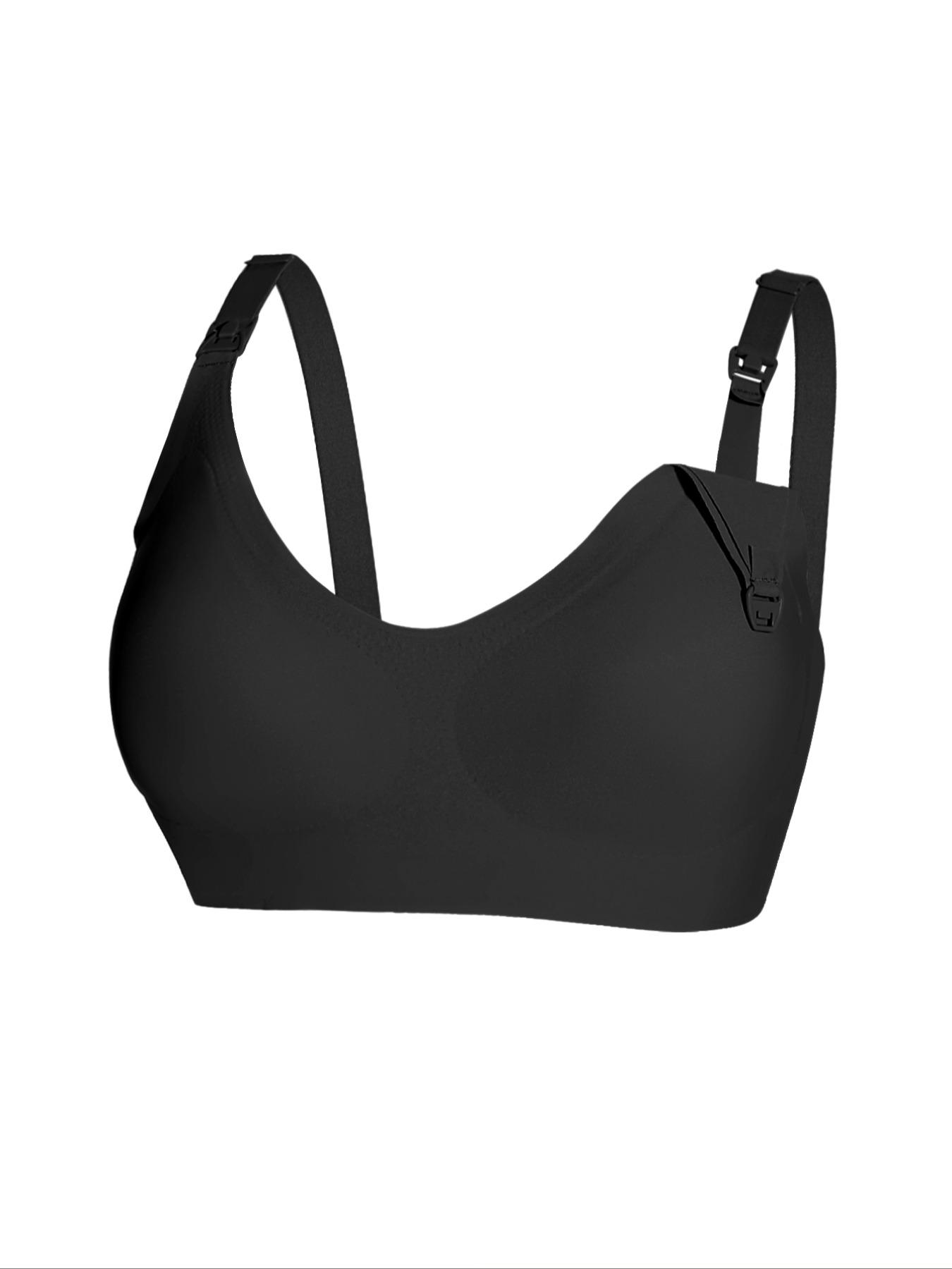 Women's Maternity Nursing Bra Set, Front Button Design, Comfortable Breastfeeding Support, Casual Style, All Season Wear, Maternity Bras