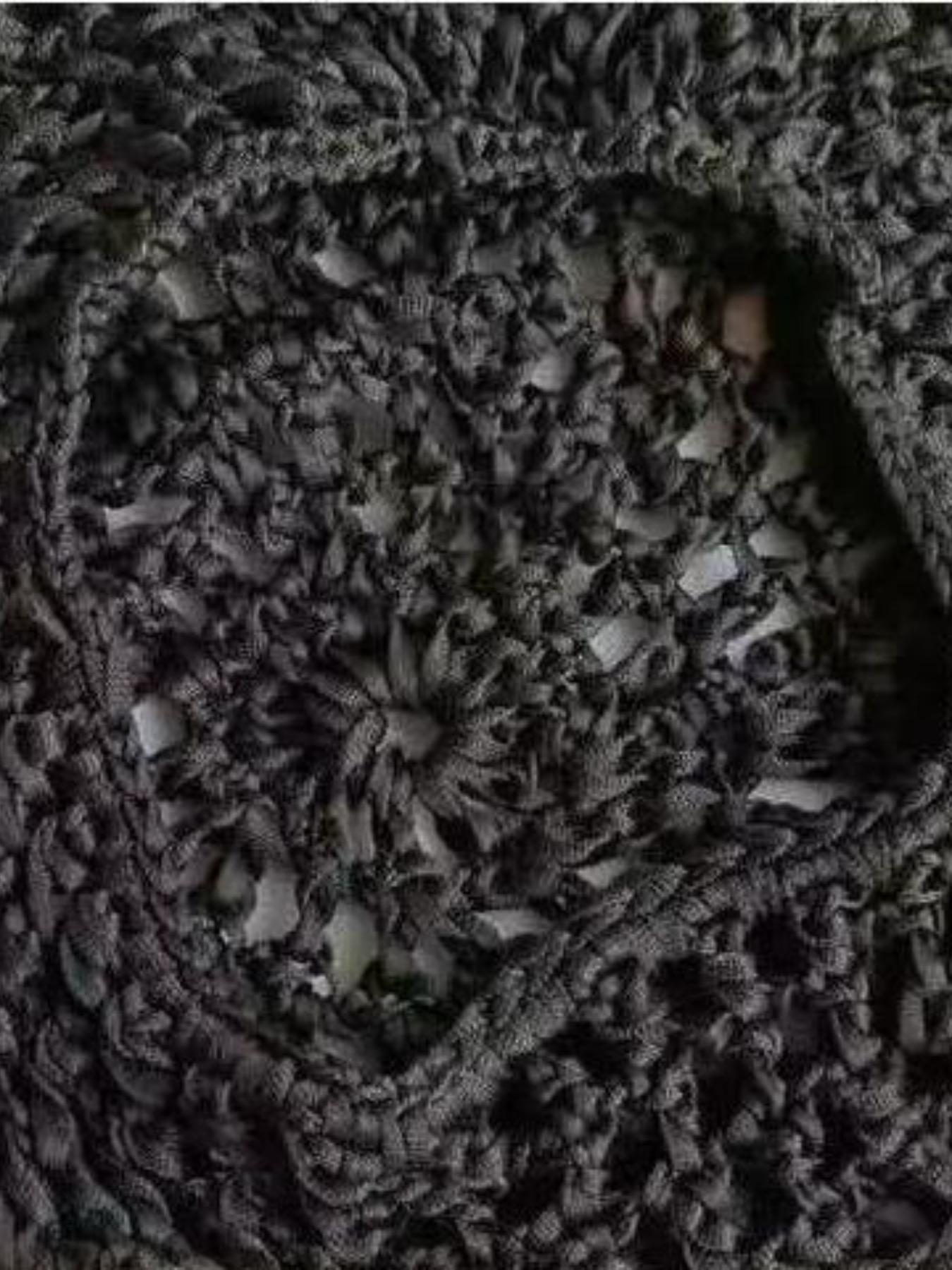 1 set Women's 3-Piece Hair Net Set - Sleep Cap, Bonnets for Sleeping, Neck Gaiter & Wig Liner, Black Mesh Crochet Design for Ballet, Chef Bun & Long Hair Styling