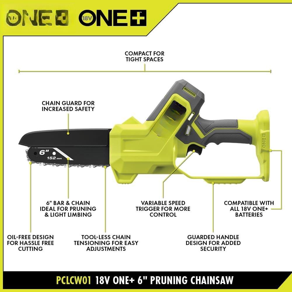 ONEAND 18V 6 in. Cordless  Compact Pruning MINI  Tool ONLY