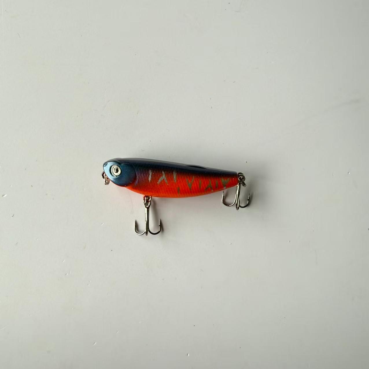 Large brand replica, popular, 1pcs, Luya bait floating water pencil words dog horse mouth trout Luo Fei white bait special kill, suitable for freshwater and seawater fishing accessories fishing gear supplies