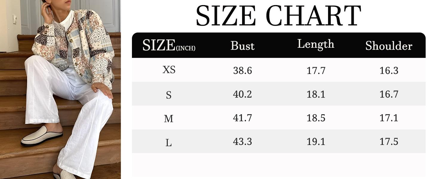 Women's Cropped Floral Quilted Jacket Cardigan Printed Lightweight Open Front Padded Puffer Coat-New Products