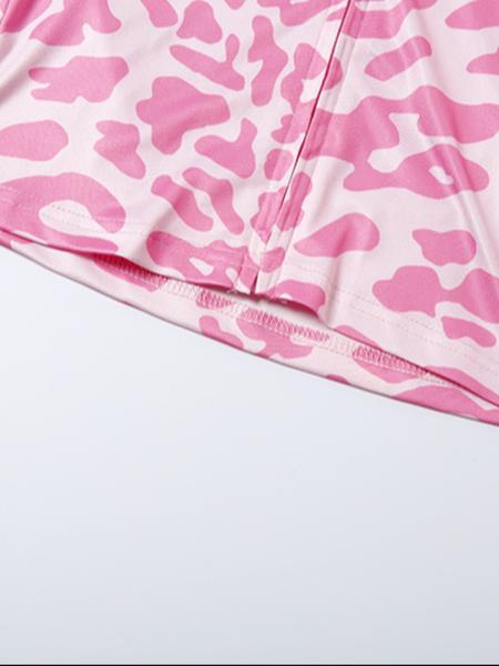 Two Piece Set Women's Fashion Hooded Camo Leopard Print Long Sleeve Slim Fit Pants Set, Casual Fall & Winter, Womenswear, Sportswear, Animal Pattern Sportswear