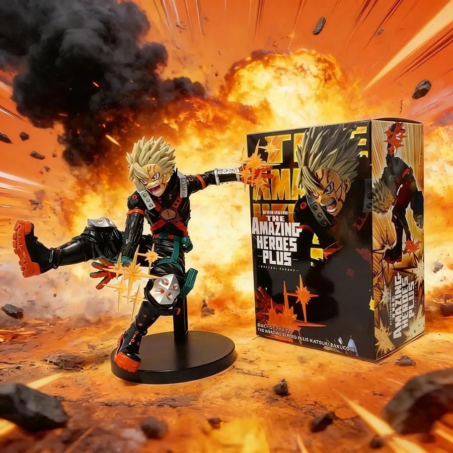 18cm Boku no Hero Academia Anime Figure Bakugo Katsuki Action Figure Midoriya Izuku/Todoroki Shoto Figurine PVC Collection Toys