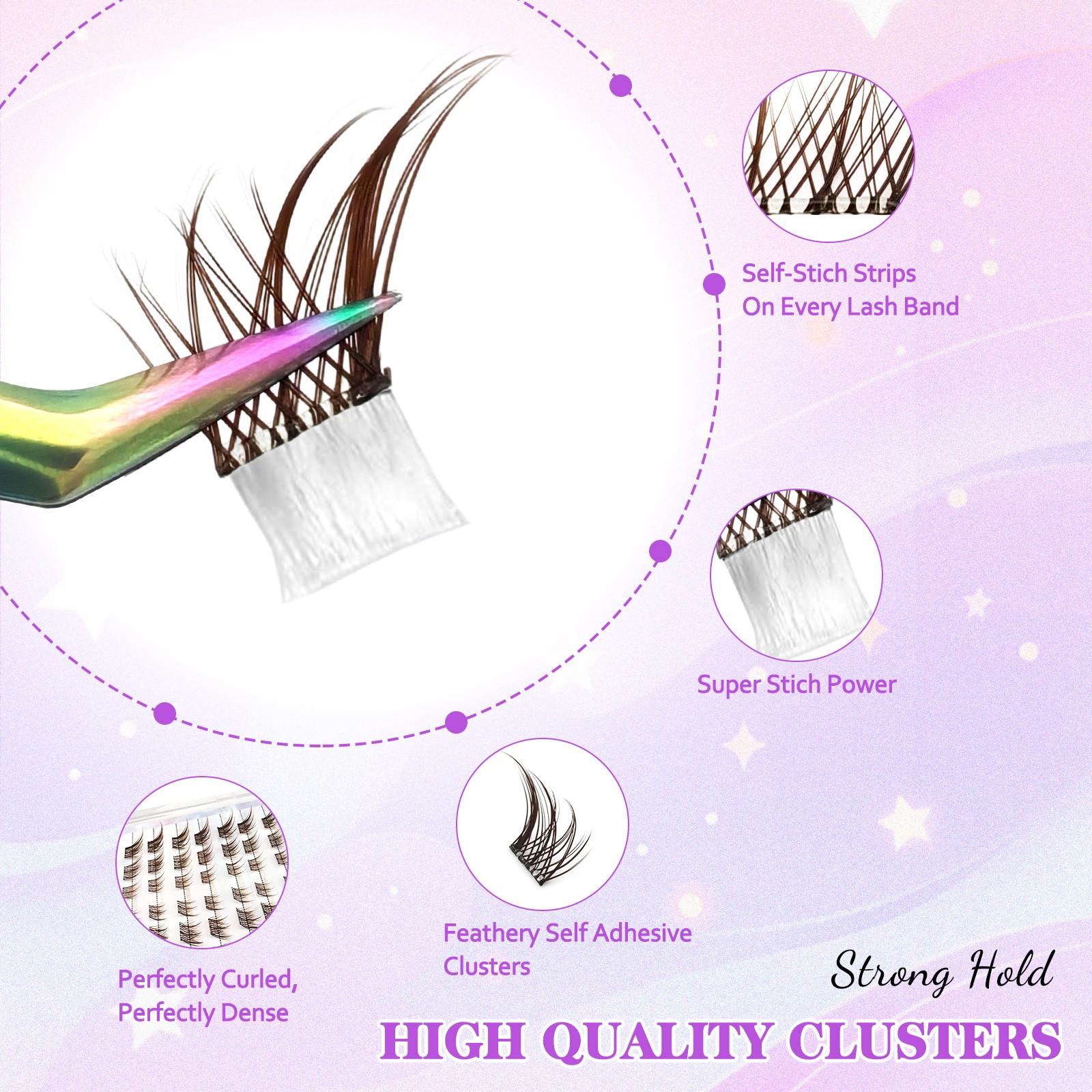 60 Pairs False Eyelashes, Makeup, Mixed Lengths 7-12mm, Self-Adhesive, Natural Look, Volume & Curl, Travel-Friendly, Cosplay Anime Lashes