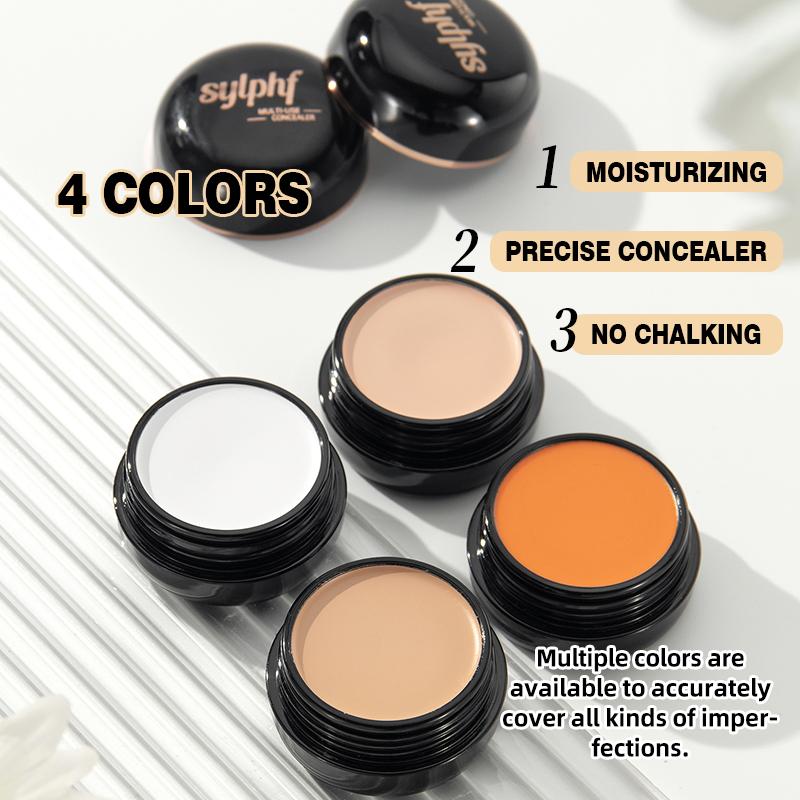1PC Full Coverage Concealer, Makeup Cream, Waterproof and Sweat Proof, Long-lasting Makeup Effect, All Day Flawless Beauty, Natural Makeup Effect