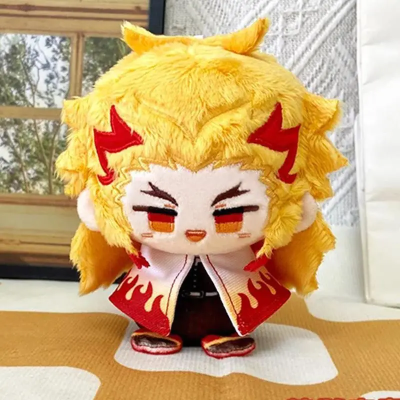 2026 Hot selling toys 10cm Mitsuri Kanroji Plush Kamado Nezuko Anime Peripheral Bag Pendant Soft Stuffed Toys Birthday Gifts Internet-famous toy