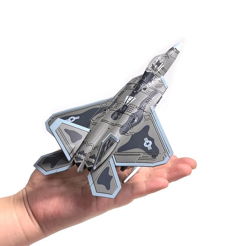 1:72 Scale Fighter Jet Building Blocks, Us F22 F35 B2 Russian Su-35 Su-57 Military Models, Perfect Birthday Gift Toy Collection