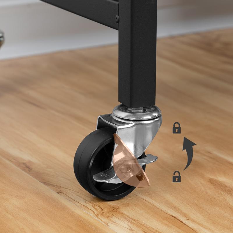 HOOBRO Laundry Sorter 3 Section, Laundry Hamper with Wheels, 43.4L Rolling Laundry Basket, Pull-Out Oxford Fabric Laundry Bags, Greige and Black