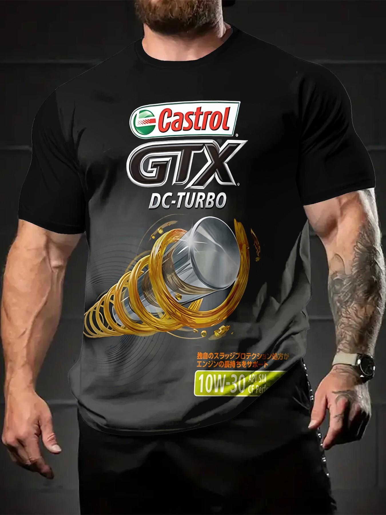 Men's Trendy Print T-Shirt, Fashionable Simple Design, Comfortable Fabric, Casual Daily Wear, Versatile and Stylish, Short Sleeve, Fitted