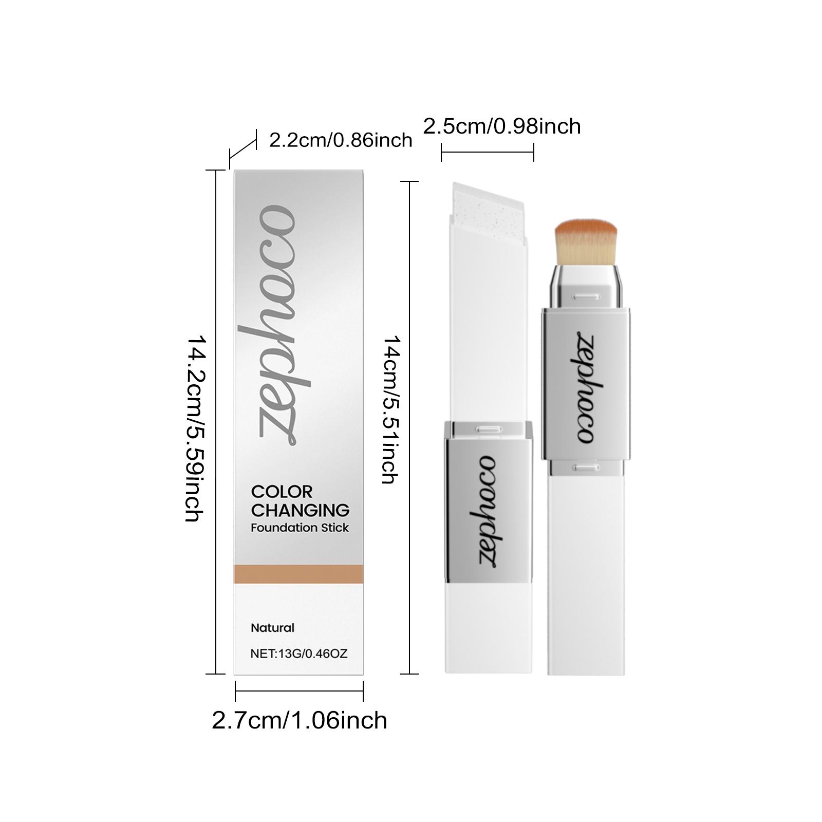 Natural Color Two-In-One Transforming Foundation Stick, Lightweight Hydrating, Natural Finish, Non-Caking, Thin and Transparent Foundation